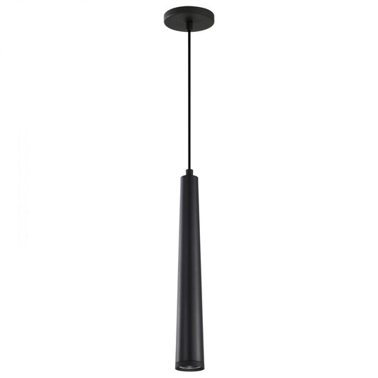 Melrose - 12 Watt - 16" - LED Pendant - Matte Black Finish - Satco 62-826