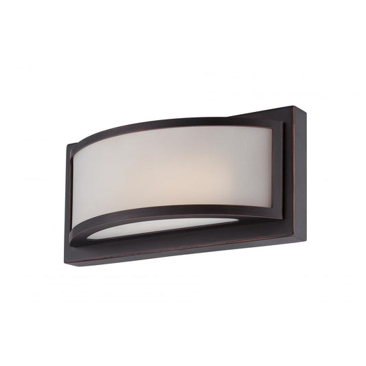 Mercer - (1) LED Wall Sconce with Frosted Glass - Georgetown Bronze Finish - Satco 62-314