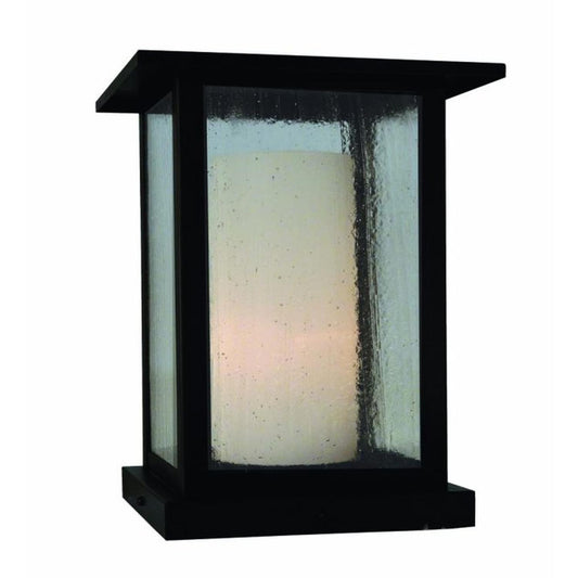 Meredith 9″ High Column Mount - MEC-8AE-RC - Raw Copper by Arroyo Craftsman