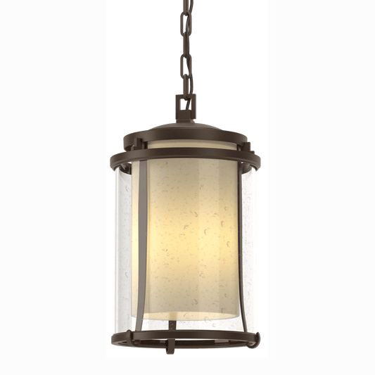 Meridian Large Outdoor Ceiling Fixture - Coastal Bronze by Hubbardton Forge