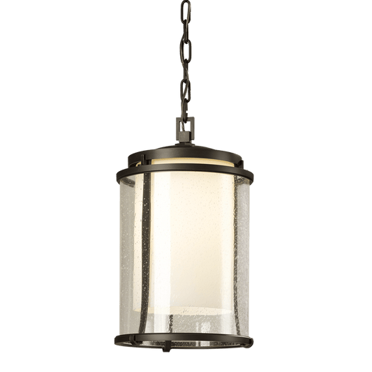 Meridian Large Outdoor Ceiling Fixture - Coastal Dark Smoke by Hubbardton Forge