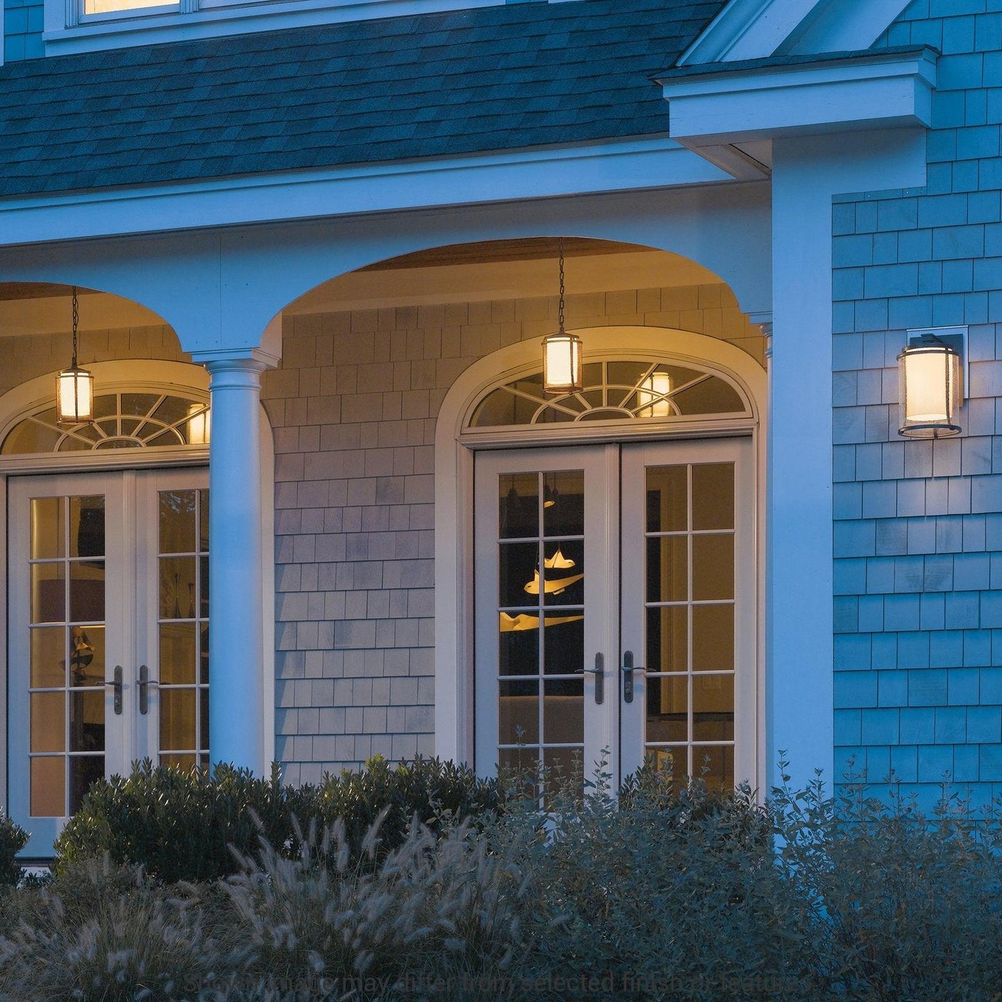 Meridian Outdoor Ceiling Fixture - White by Hubbardton Forge