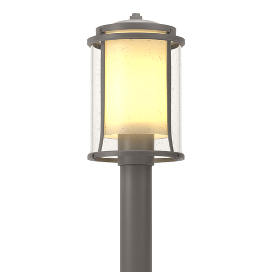Meridian Outdoor Post Light - Coastal Burnished Steel by Hubbardton Forge
