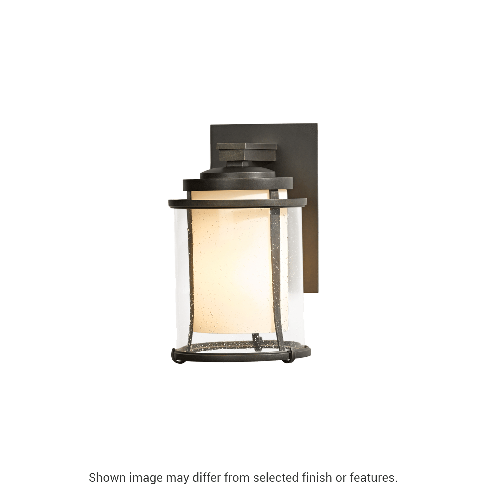 Meridian Small Outdoor Sconce - White by Hubbardton Forge