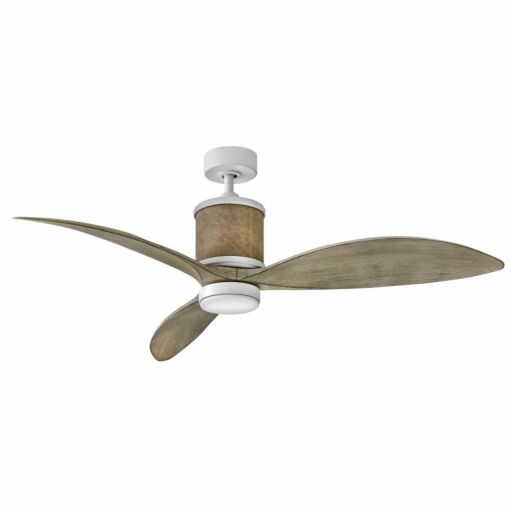 Merrick 60" LED Smart Fan - Matte White by Hinkley Lighting