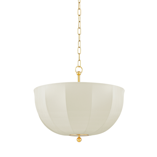 Meshelle Pendant - 1-Light - Aged Brass - Mitzi H816701-AGB