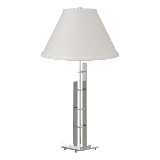 Metra Double Table Lamp - Sterling by Hubbardton Forge