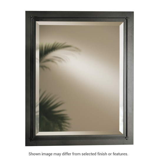 Metra Large Beveled Mirror - White by Hubbardton Forge