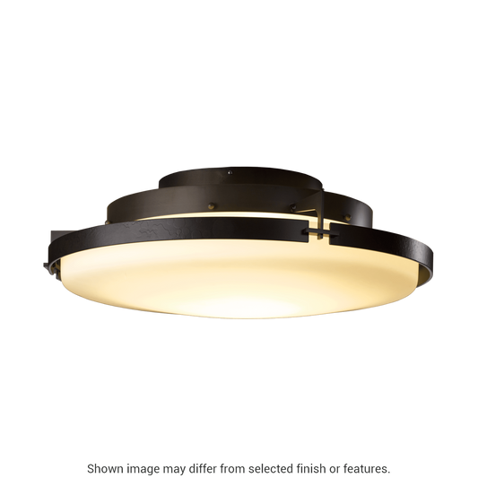 Metra LED Flush Mount - White by Hubbardton Forge