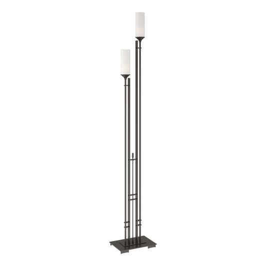 Metra Twin Tall Floor Lamp - Oil Rubbed Bronze by Hubbardton Forge