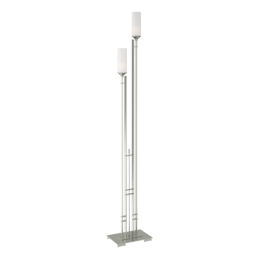 Metra Twin Tall Floor Lamp - Sterling by Hubbardton Forge
