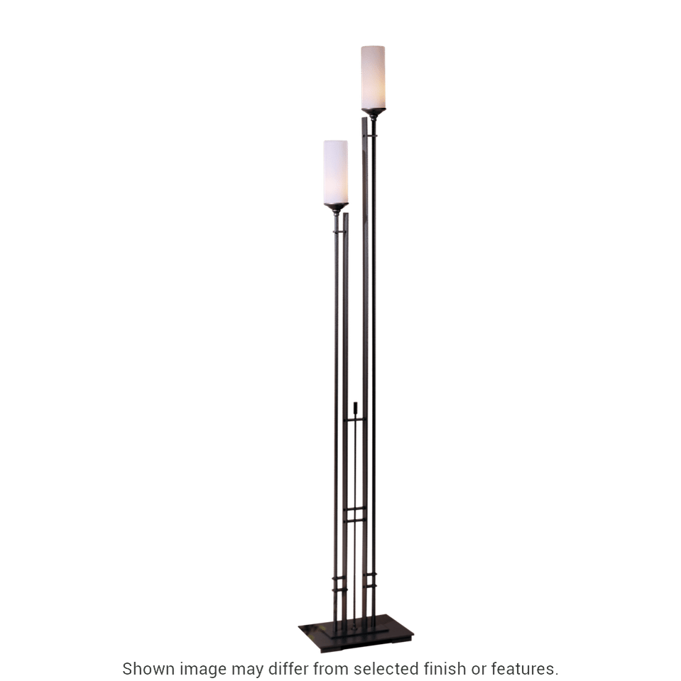 Metra Twin Tall Floor Lamp - White by Hubbardton Forge