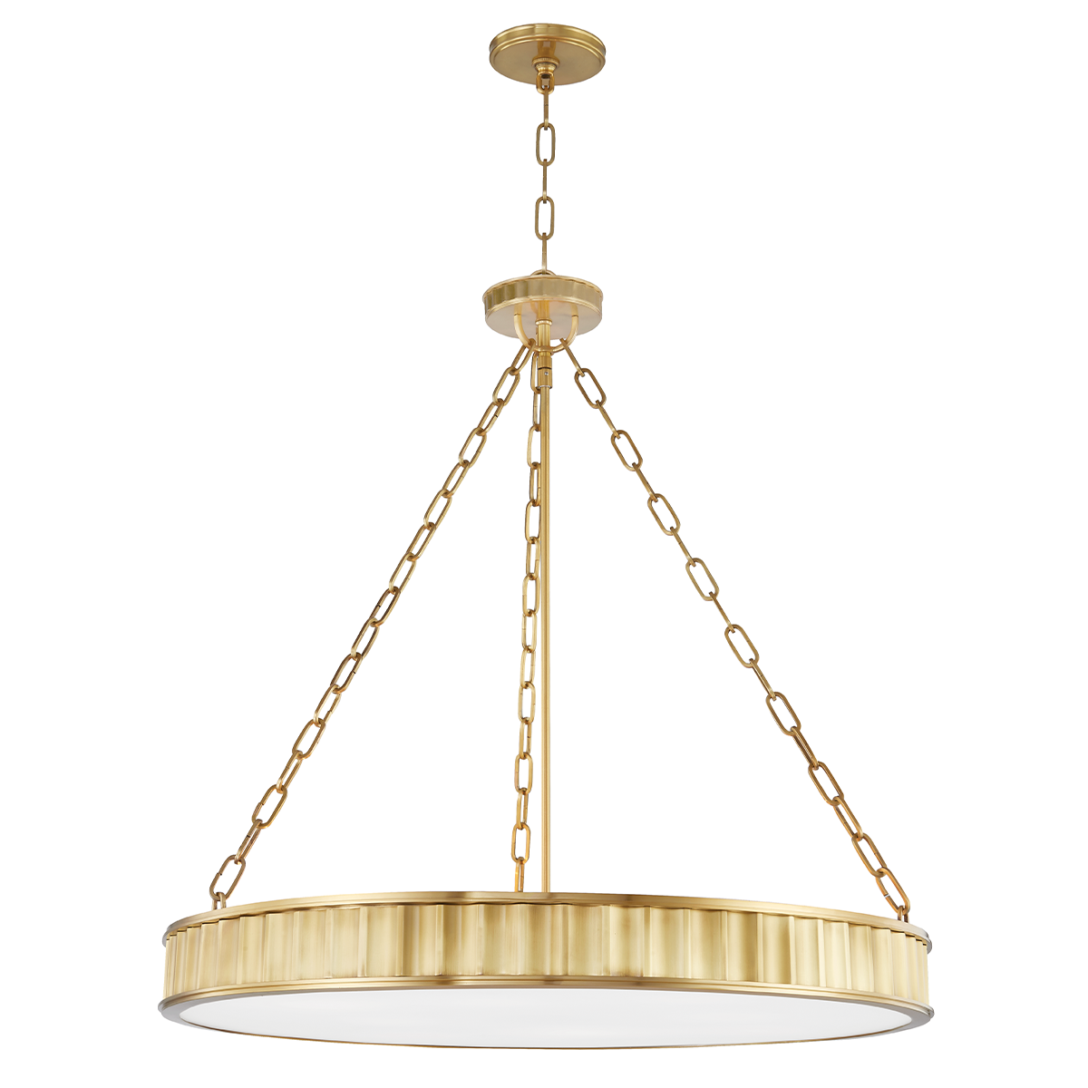 Middlebury Pendant - 8-Light - Aged Brass by Hudson Valley Lighting