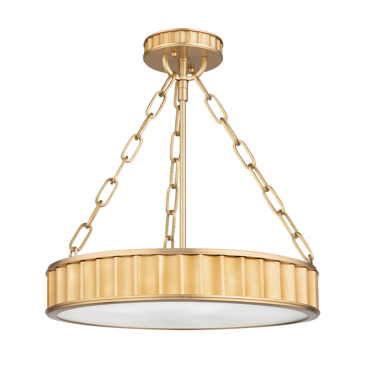 Middlebury Semi Flush - Aged Brass by Hudson Valley Lighting