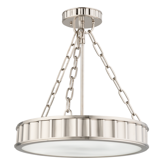 Middlebury Semi Flush - Polished Nickel by Hudson Valley Lighting