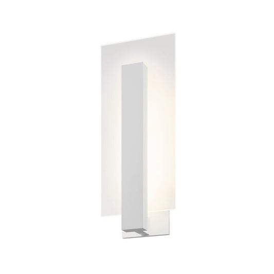 Midtown Tall LED Sconce - Textured White by SONNEMAN