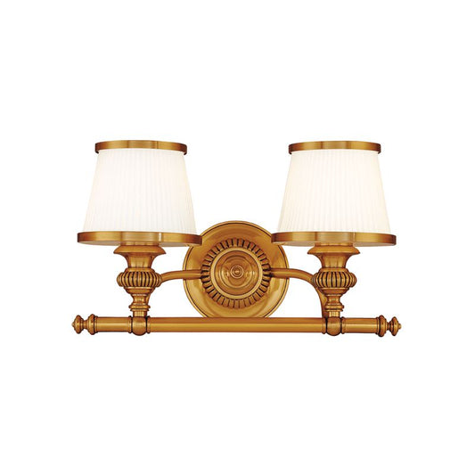 Milton 2-Light Vanity Light - Flemish Brass by Hudson Valley Lighting