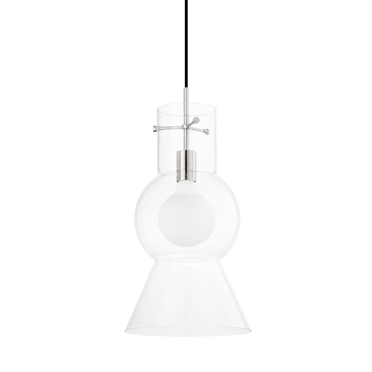 Mirabel Large Pendant - 1-Light - Polished Nickel - Mitzi H702701L-PN