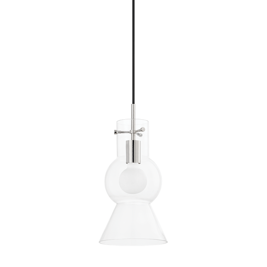 Mirabel Small Pendant - 1-Light - Polished Nickel - Mitzi H702701S-PN