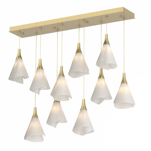 Mobius 10-Light Pendant - Modern Brass by Hubbardton Forge