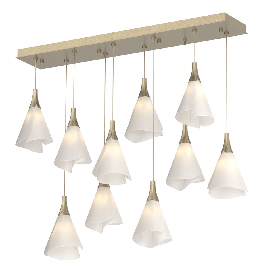 Mobius 10-Light Pendant - Soft Gold by Hubbardton Forge
