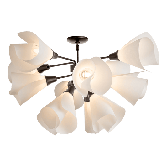 Mobius 12-Light Semi-Flush - Dark Smoke by Hubbardton Forge