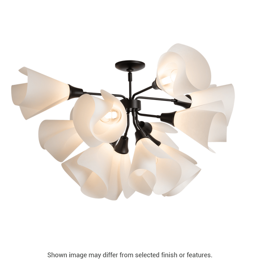 Mobius 12-Light Semi-Flush - White by Hubbardton Forge
