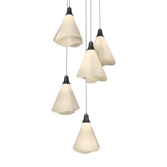 Mobius 5-Light Pendant - Black by Hubbardton Forge