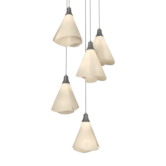 Mobius 5-Light Pendant - Natural Iron by Hubbardton Forge