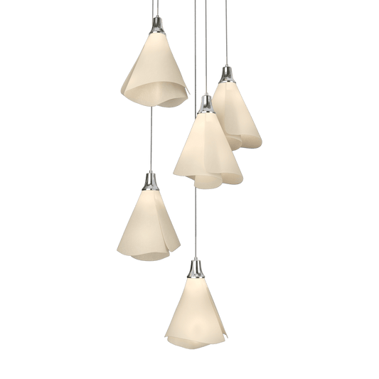 Mobius 5-Light Pendant - Sterling by Hubbardton Forge