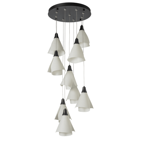 Mobius 9-Light Pendant - Black by Hubbardton Forge