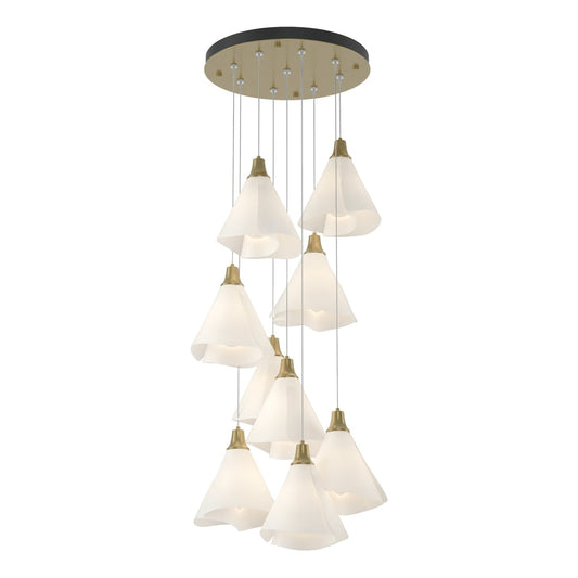 Mobius 9-Light Pendant - Modern Brass by Hubbardton Forge