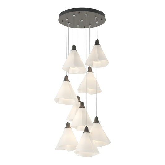 Mobius 9-Light Pendant - Natural Iron by Hubbardton Forge