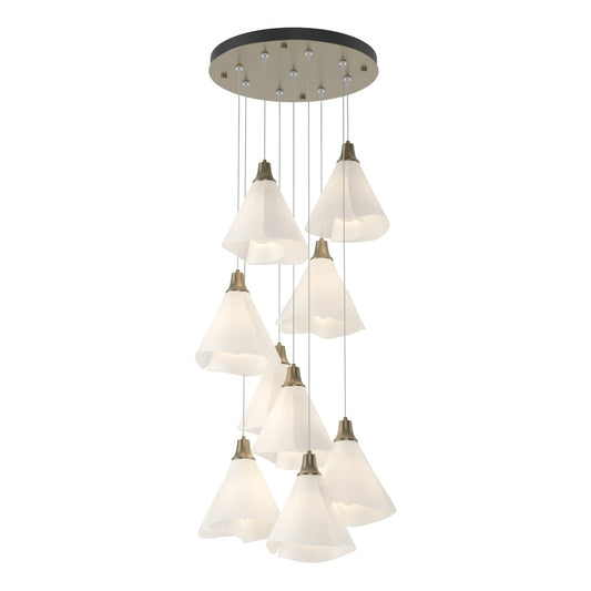 Mobius 9-Light Pendant - Soft Gold by Hubbardton Forge