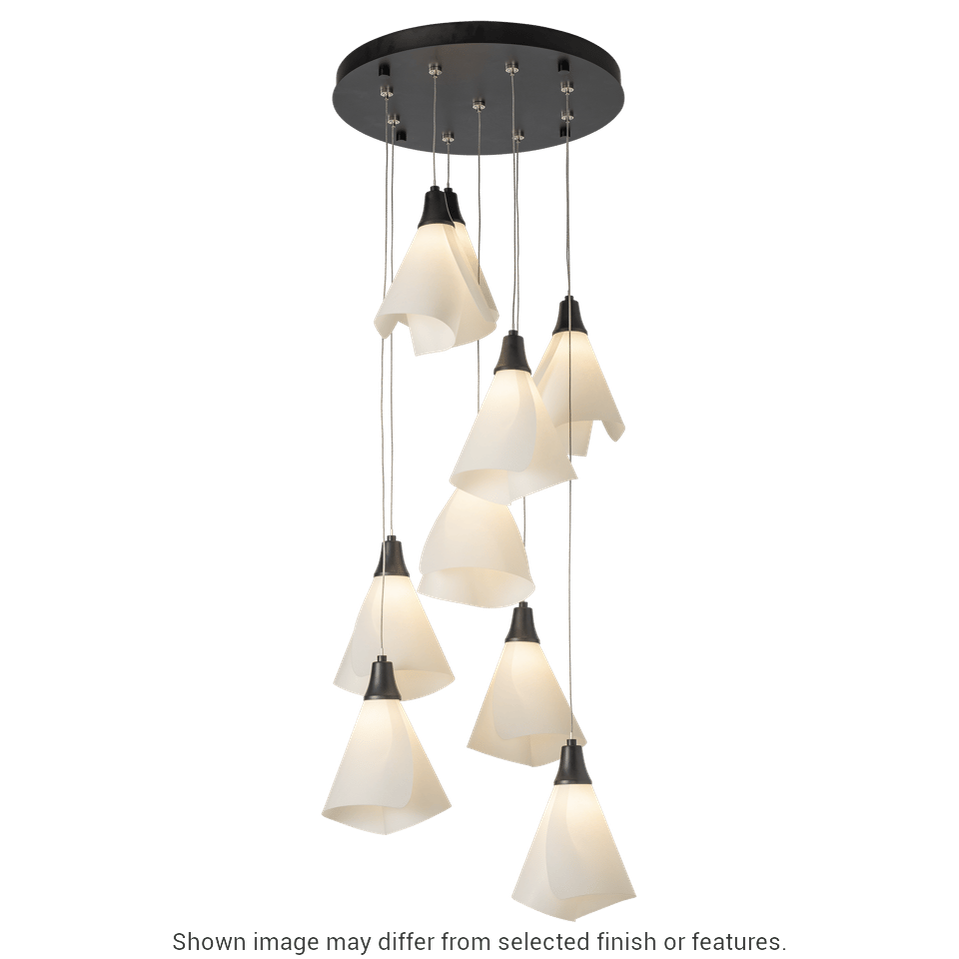 Mobius 9-Light Pendant - White by Hubbardton Forge