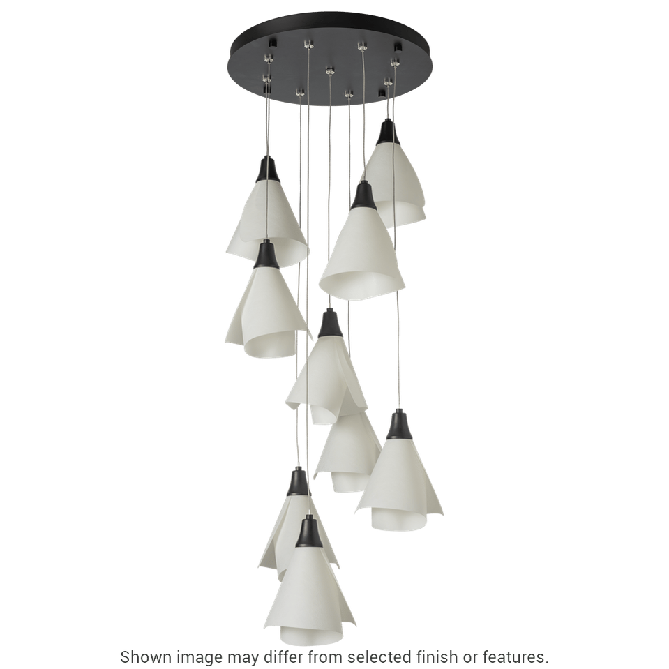 Mobius 9-Light Pendant - White by Hubbardton Forge