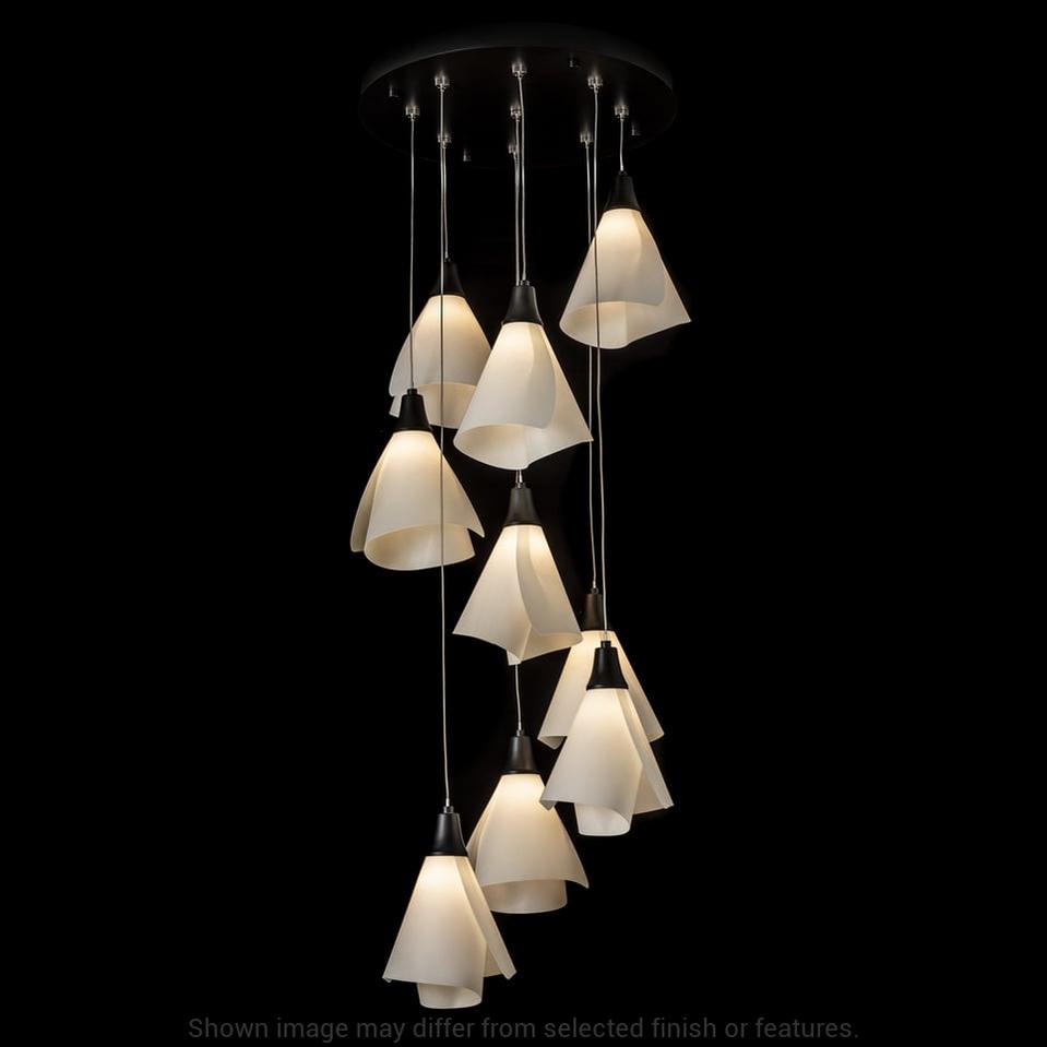 Mobius 9-Light Pendant - White by Hubbardton Forge