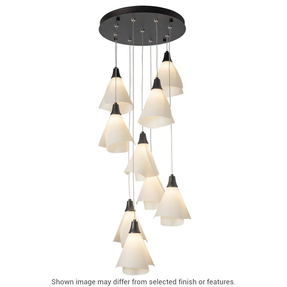 Mobius 9-Light Pendant - White by Hubbardton Forge