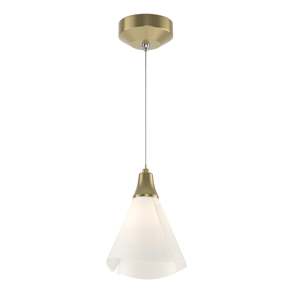 Mobius Low Voltage Mini Pendant - Modern Brass by Hubbardton Forge