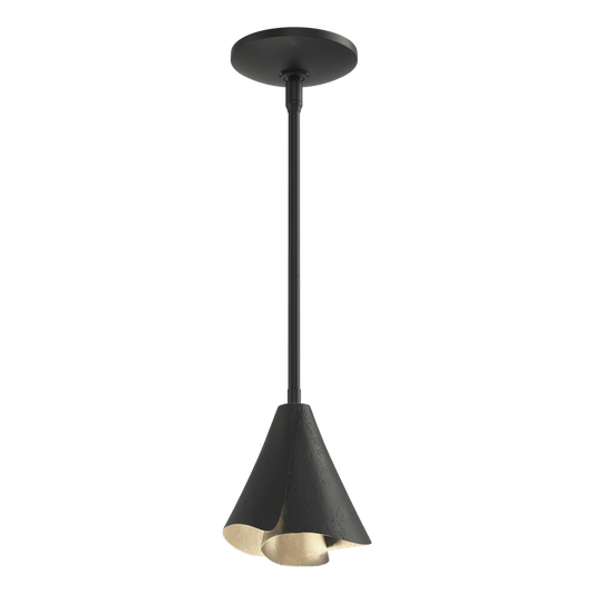 Mobius Steel Shade Mini Pendant - Black by Hubbardton Forge