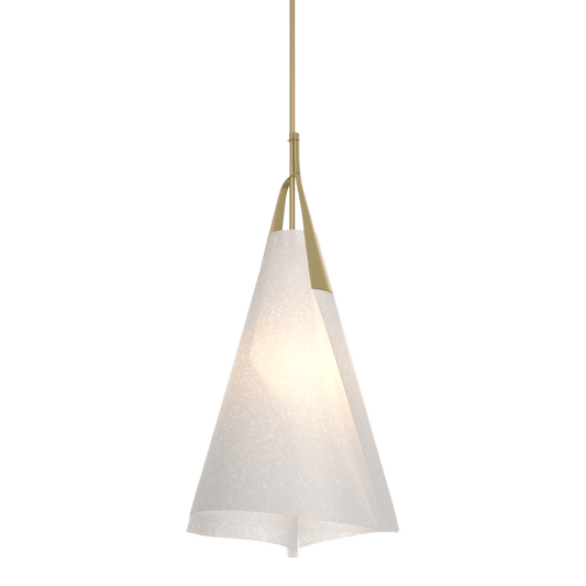 Mobius Tall Pendant - Modern Brass by Hubbardton Forge