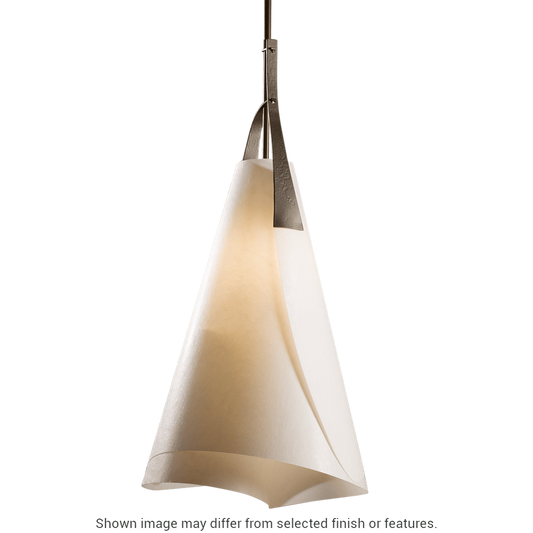 Mobius Tall Pendant - White by Hubbardton Forge
