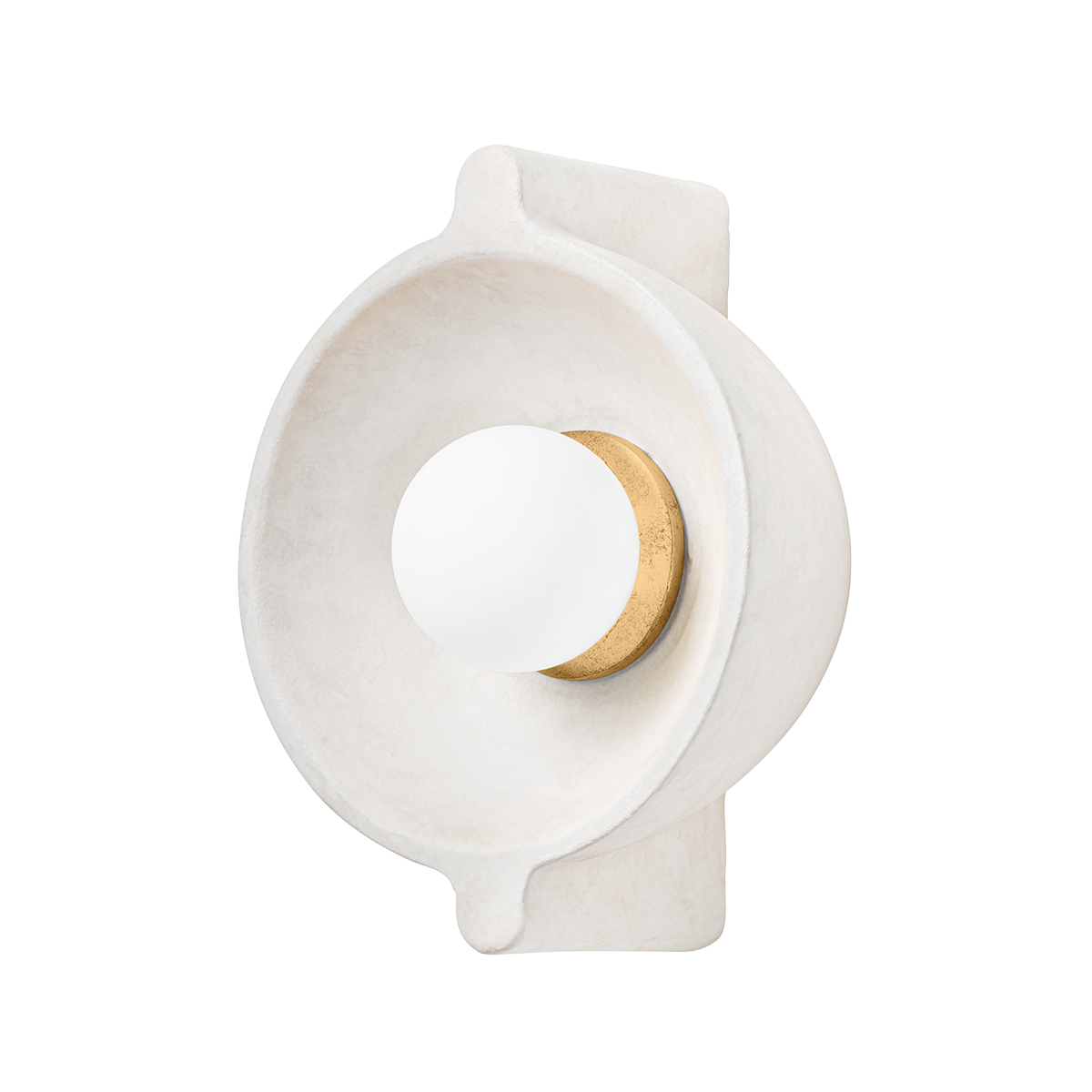 Modesto Wall Sconce - 1-Light - Vintage Gold Leaf - Troy Lighting B4710-PBR/CFW