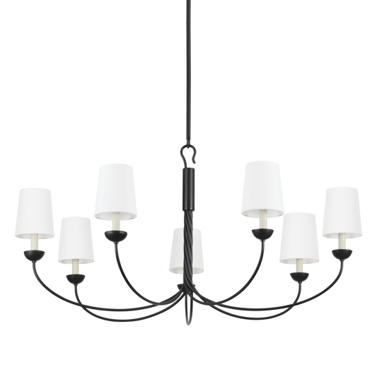 Montpelier Chandelier - 7-Light - Aged Iron by Hudson Valley Lighting