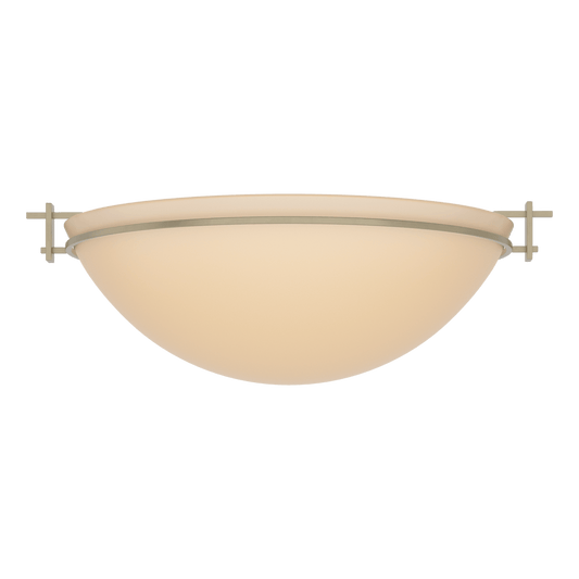 Moonband Large Semi-Flush - Soft Gold - Sand Glass by Hubbardton Forge