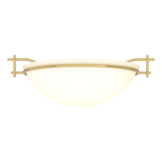Moonband Semi-Flush - Modern Brass - Opal Glass by Hubbardton Forge