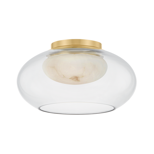 Moore Flush Mount - Aged Brass by Hudson Valley Lighting