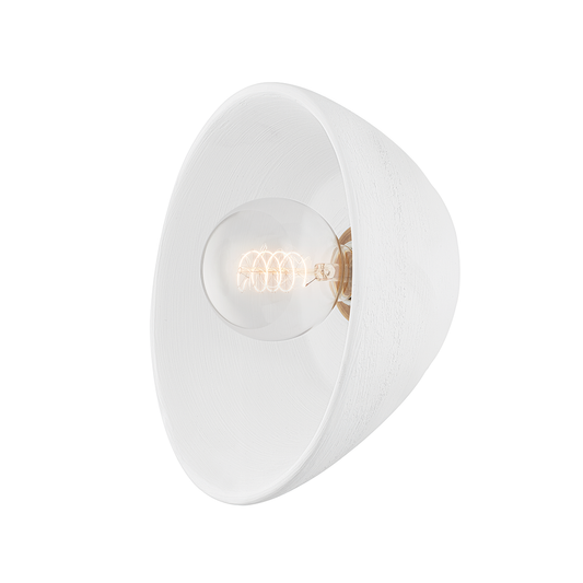 Moraga Wall Sconce - 1-Light - Patina Brass - Troy Lighting B2109-PBR/CWL