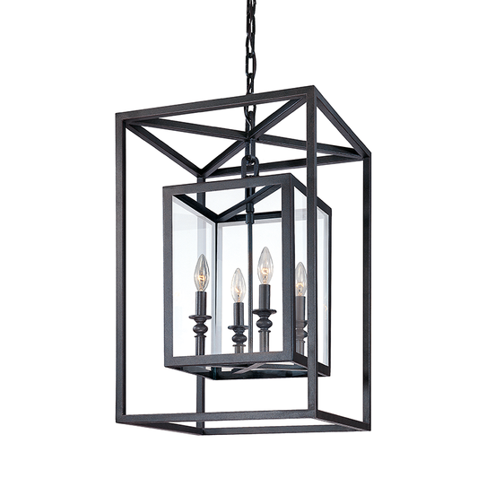 Morgan Lantern - 4-Light - Matte Black - Troy Lighting F9994-MB