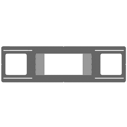 Mounting Plate for Linear 2 & 3 Head Recessed Ceiling Lights by Lotus LED Lights